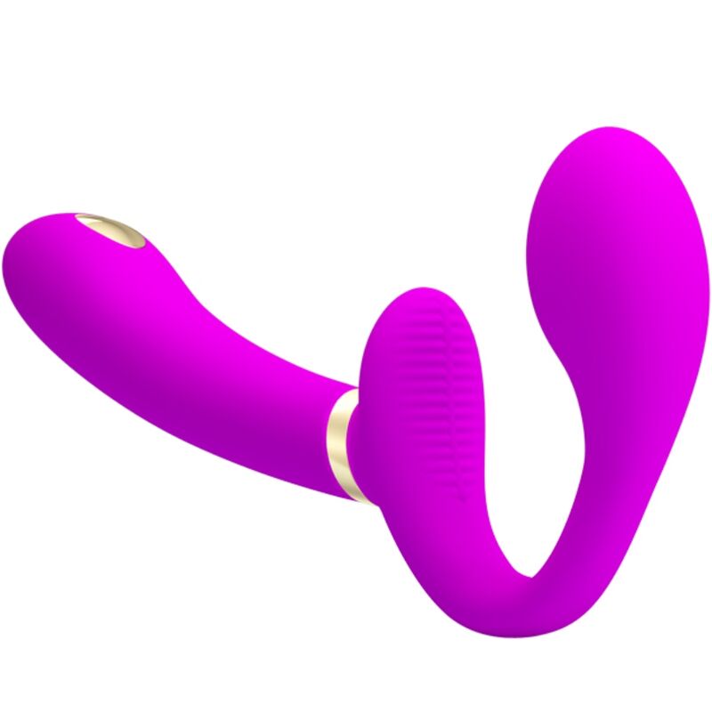 Gode Ceinture Sans Harnais Thunderbird Vibrant Électrostimulation Télécommande - Pretty Love