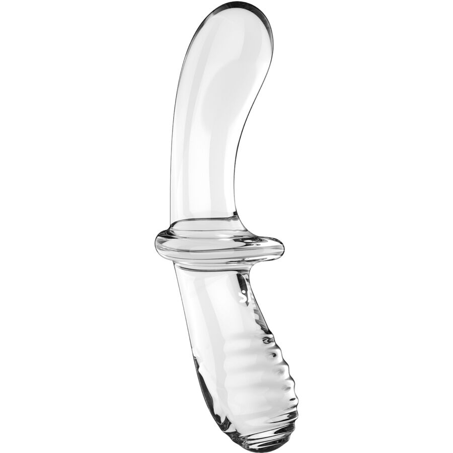 Gode Double Cristal Verre Réversible Sans Phtalates 2 Coloris - Satisfyer Crystal