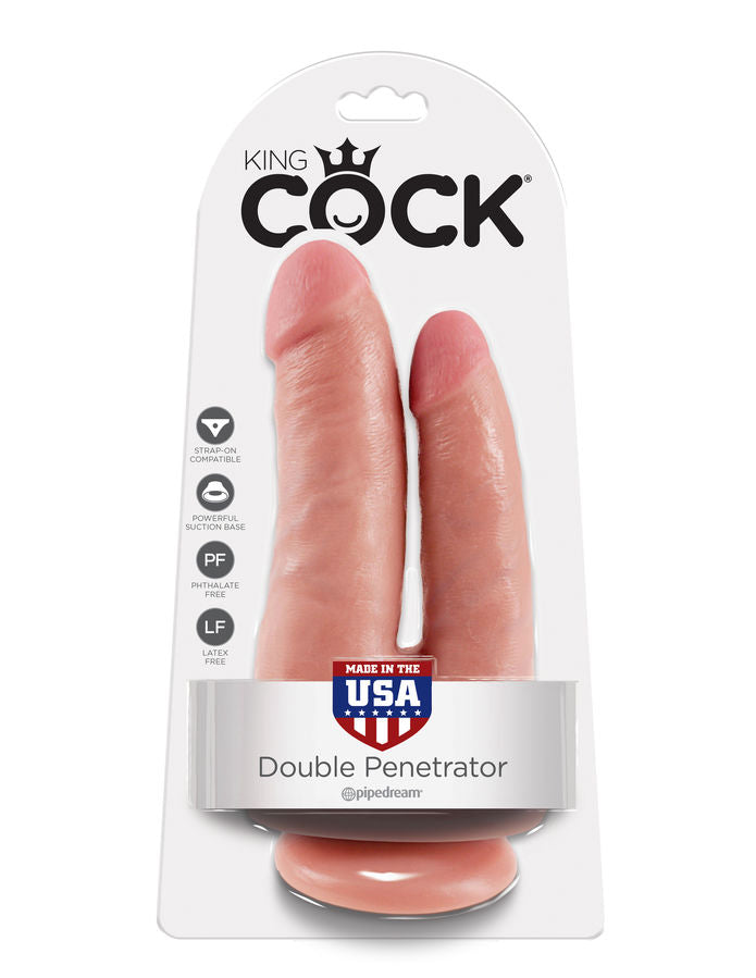 Vue d'ensemble — double gode King Cock