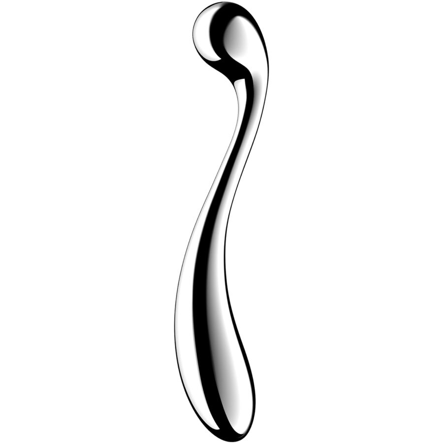 Gode Double Star Force 4 Acier Inoxydable Massif Point G - Satisfyer