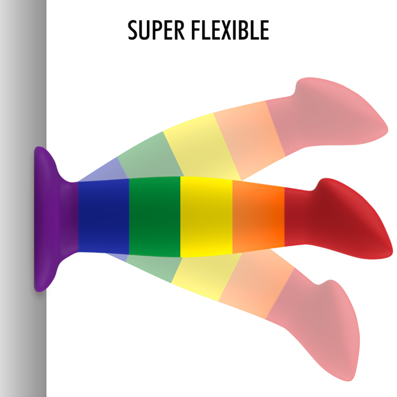 Gode Dragon Garrick Pride Silicone Texturé Base Ventouse - Mythology