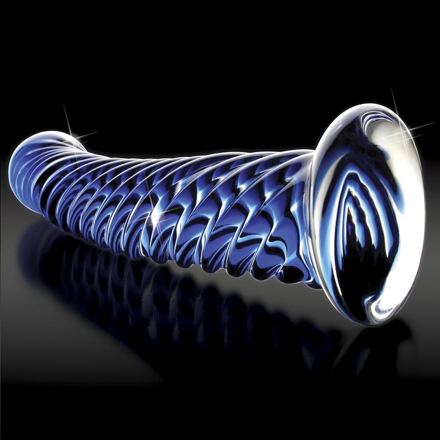 Gode en Verre N°29 Soufflé à la Main Thermique 17 cm - Icicles