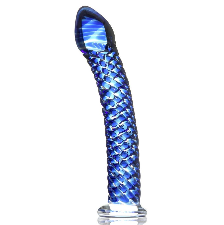 Gode en Verre N°29 Soufflé à la Main Thermique 17 cm - Icicles