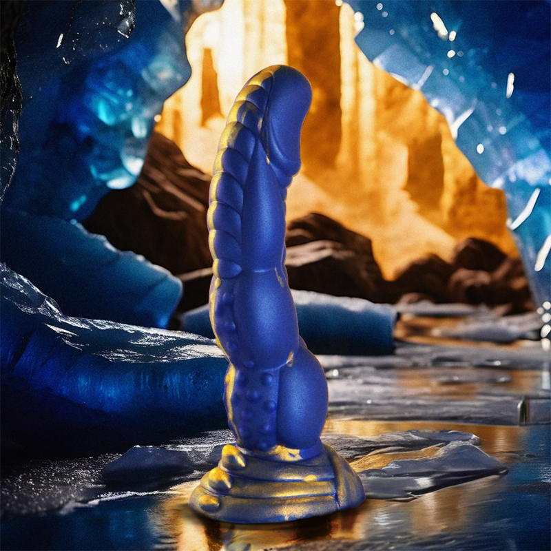 Gode Fantasy Poseidon Embrace Silicone Texturé Inspiré de la Mer - Epic Cybersilicock