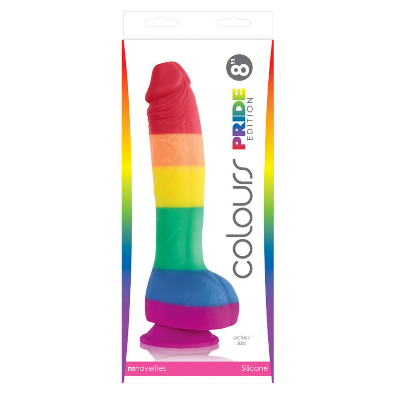 Gode ventouse Pride — silicone