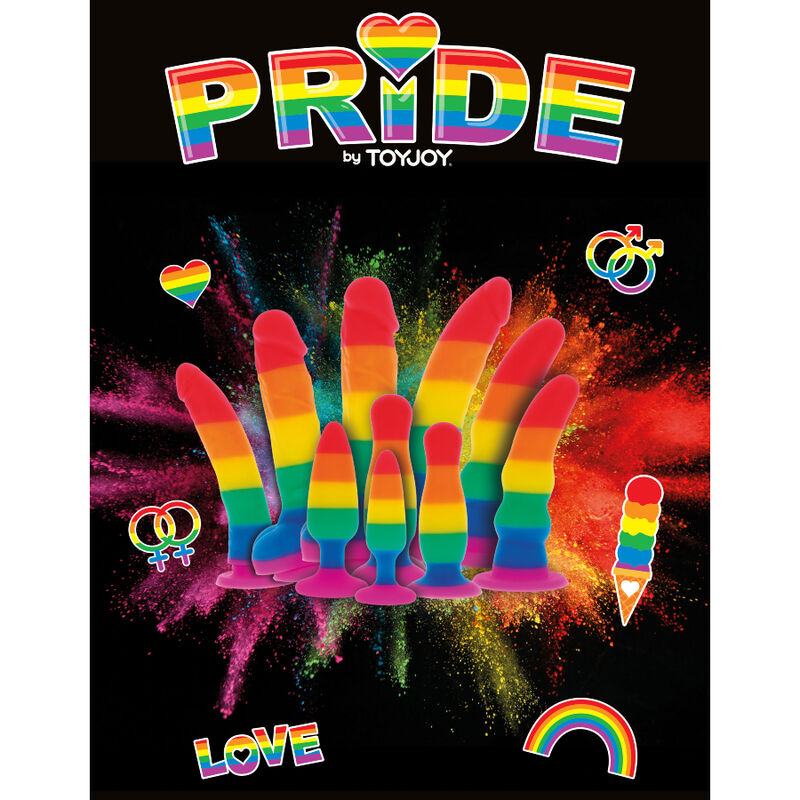 Réaliste drapeau lgbt — gode ventouse Pride