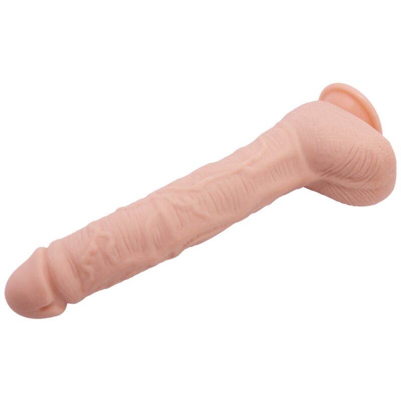 Gode Réaliste Flexible Ventouse 28 cm TPR Ultra Doux - Baile