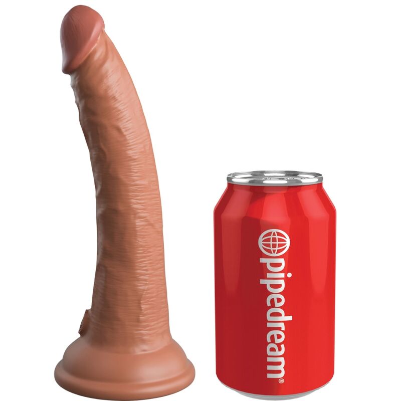 Gode Réaliste Ventouse Elite Silicone Dual Density - King Cock