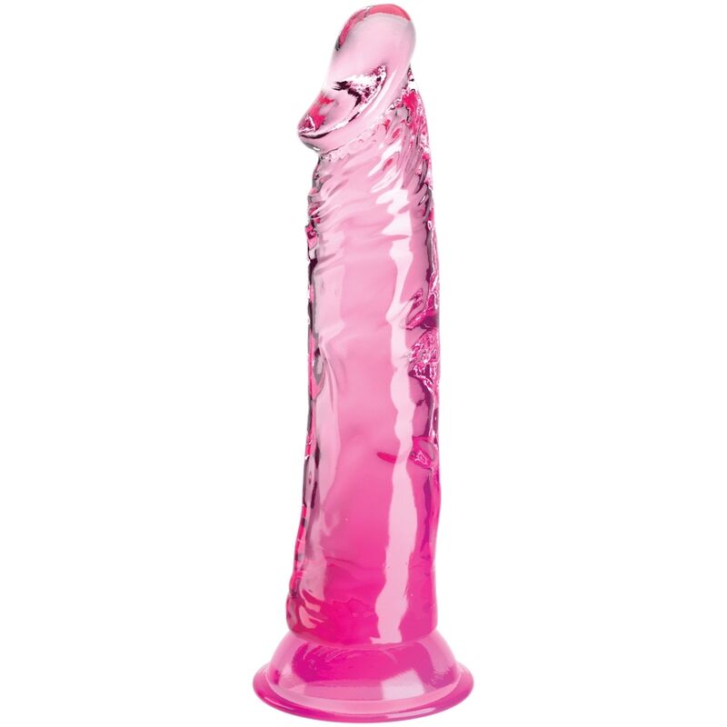 Gode Translucide King Cock Clear Sans Testicules - Ventouse Étanche