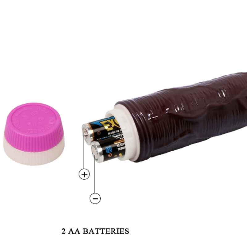 Gode Vibrant Réaliste Vagues de Plaisir - Multivitesse PVC - Baile