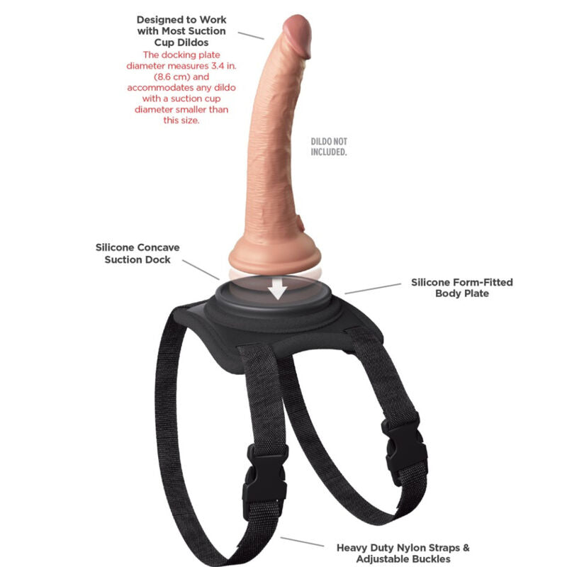 Harnais de Cuisse Body Dock Ventouse Push-and-Play Réglable - Pipedreams