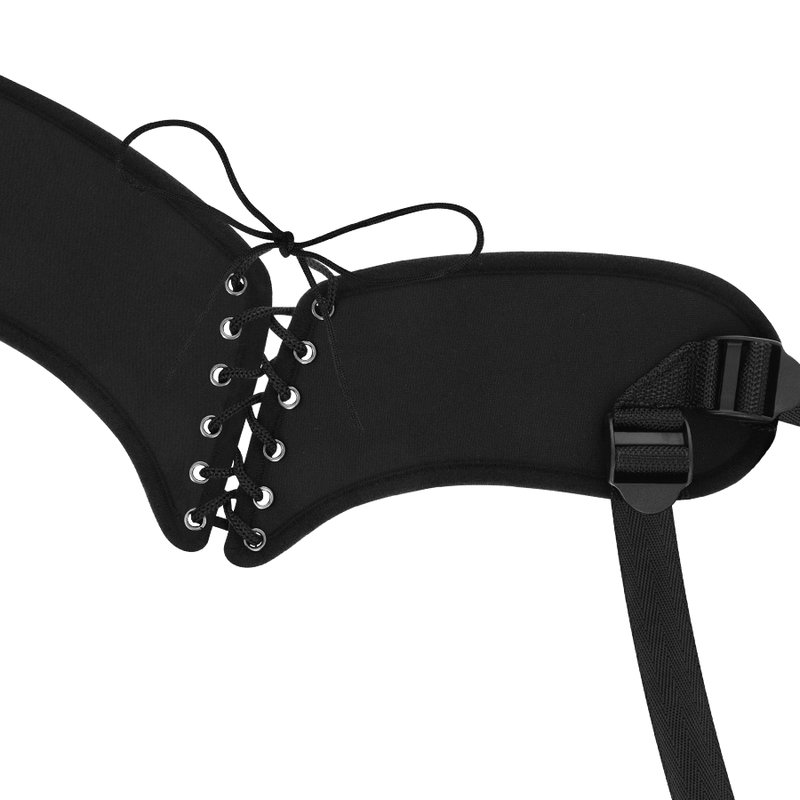 Harnais Gode Ceinture Cuir PU 4 Sangles 3 Anneaux Flexibles - Rock Army