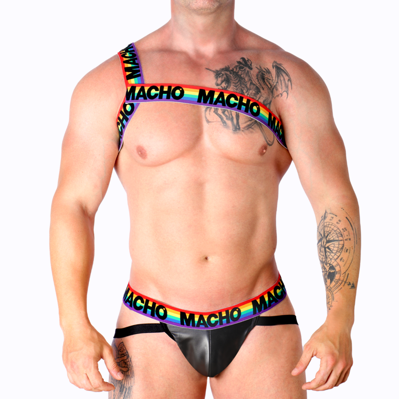 Harnais Romain Sous-Vêtement Sangles Sexy 3 Couleurs - Macho Underwear