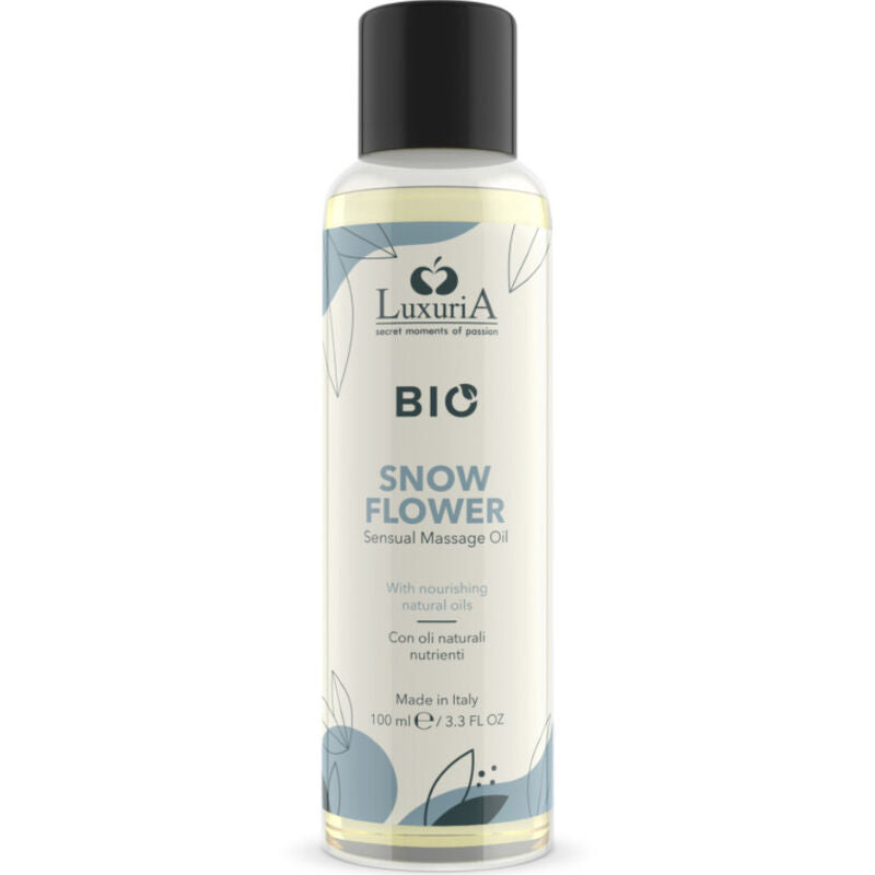 Huile de Massage Bio Fleur des Neiges Notes Fruitées 100 ml - Intimateline
