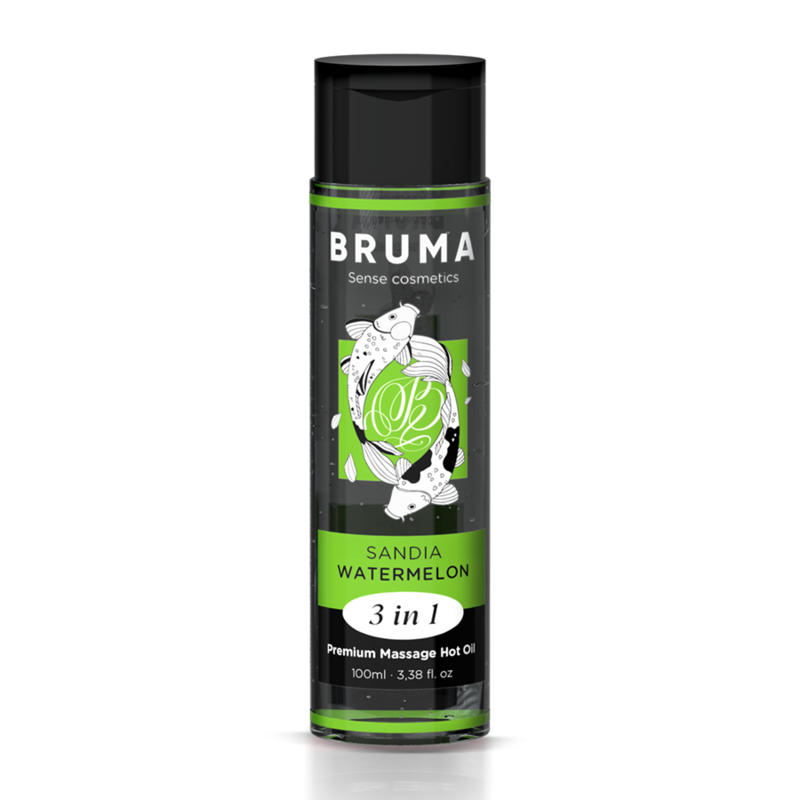 Huile de Massage Chauffante 3 en 1 Comestible 100 ml - Bruma