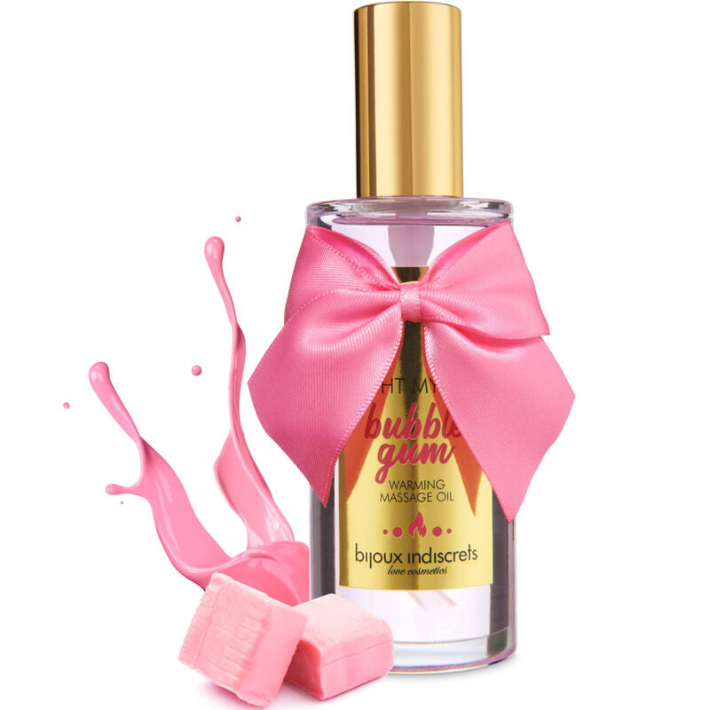 Huile de Massage Chauffante Light My Fire Saveur Gomme Comestible - Bijoux Indiscrets