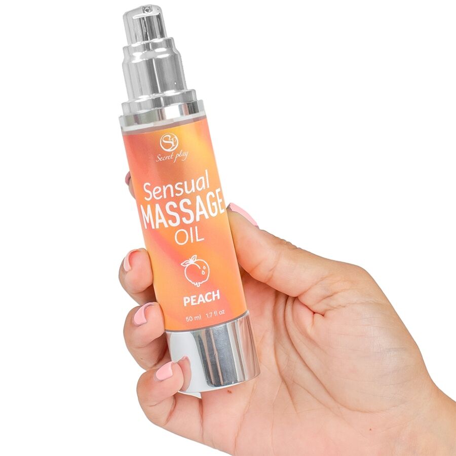Huile de Massage Comestible Effet Chauffant - Secretplay