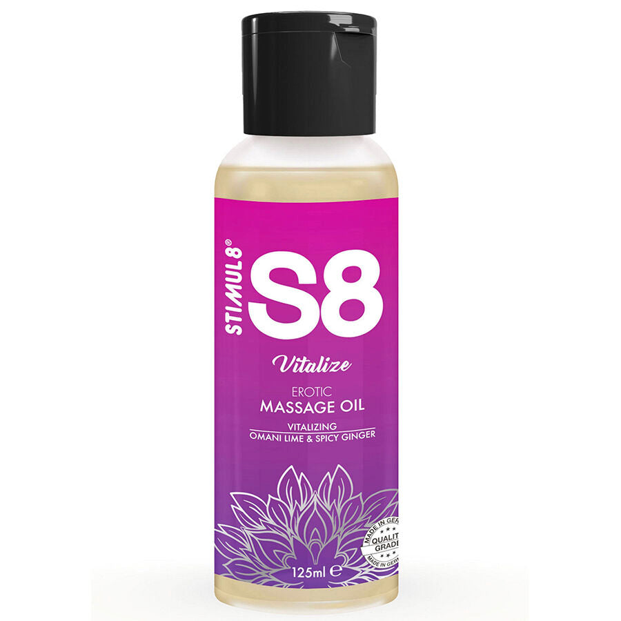 Huile de Massage Relaxante S8 Relax Thé Vert 125 ml - Stimul8