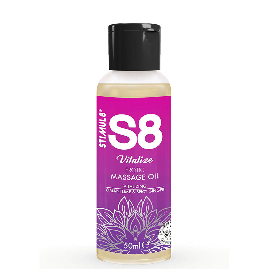 Huile de Massage Relaxante S8 Relax Thé Vert 125 ml - Stimul8