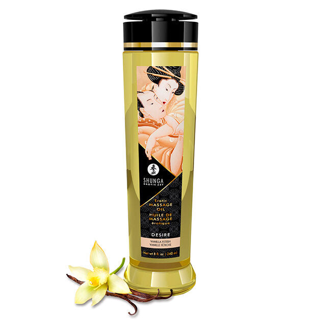 Huile de Massage Érotique Libido Parfumée 240 ml - Shunga
