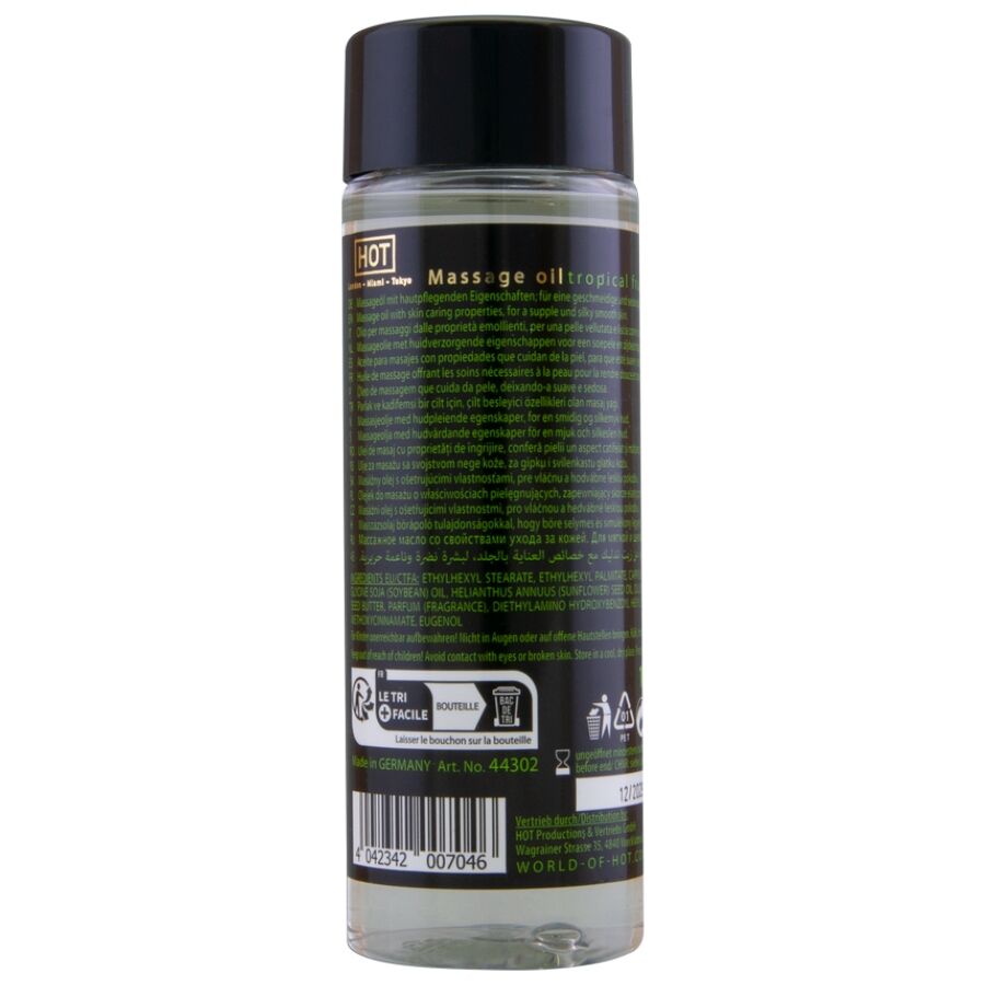 Huile de Massage Sensorielle au Jasmin Parfum Envoûtant 100 ml - Hot