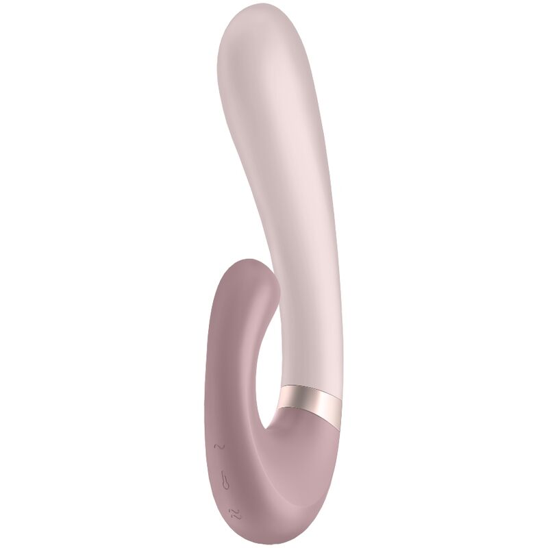 SATISFYER - APPLICATION HEAT WAVE VIBRATEUR BLANC
