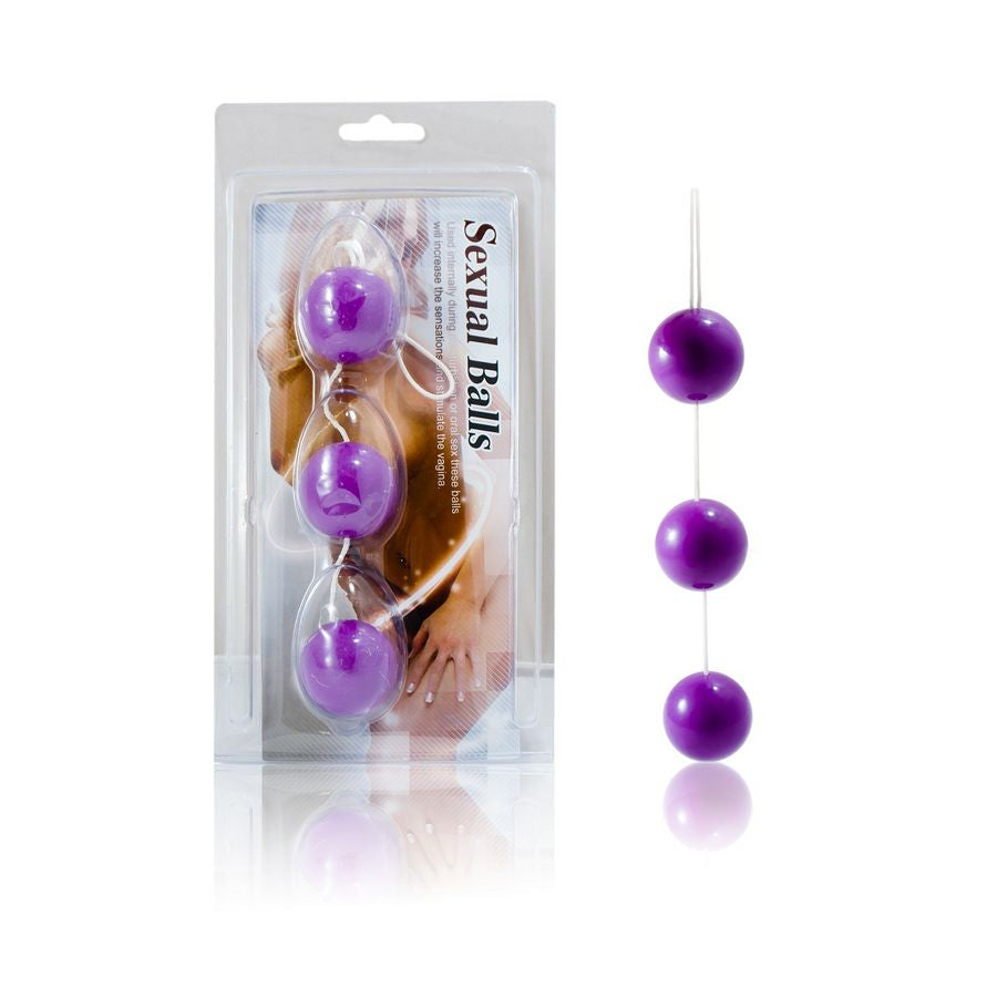 Balles anal abs lilas strip