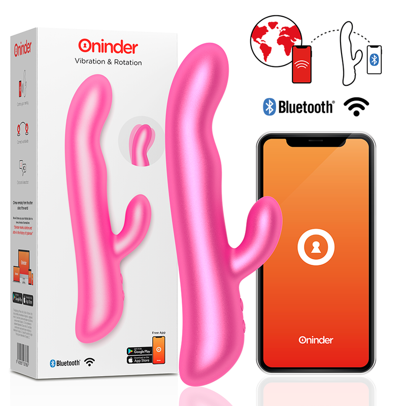 ONINDER - OSLO VIBRATION ET ROTATION NOIR - APPLICATION GRATUITE