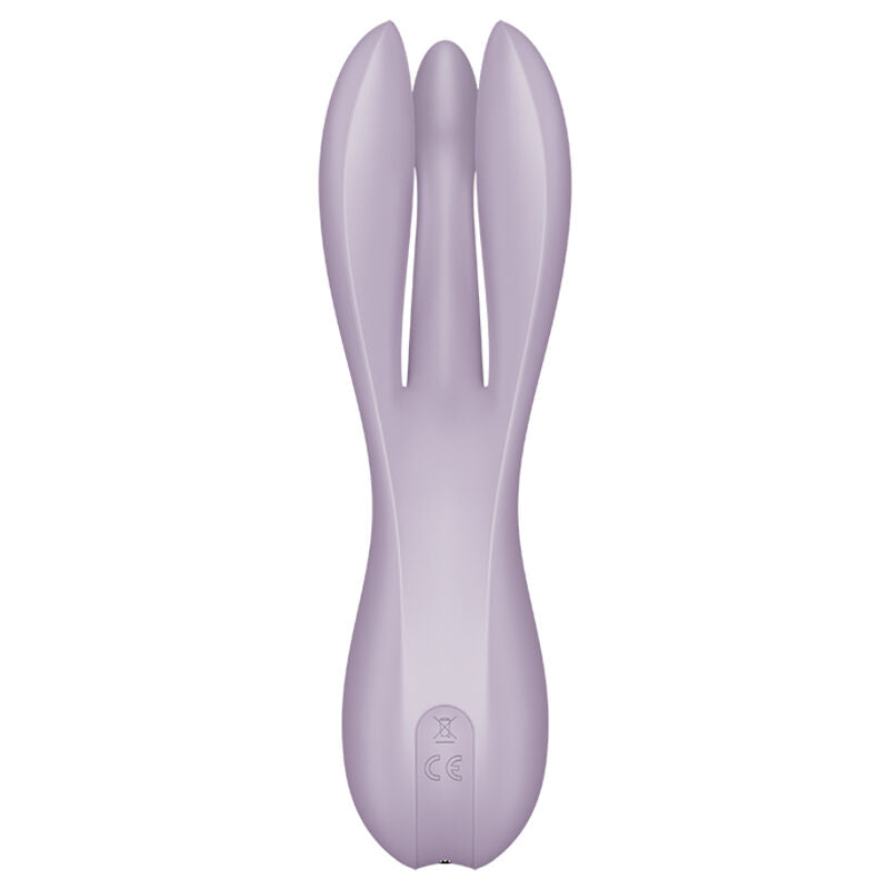 SATISFYER - VIBRATEUR THREESOME 2 VIOLET