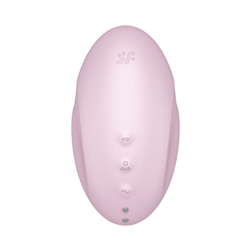 SATISFYER - STIMULATEUR ET VIBRATEUR VULVA LOVER 3 ROSE