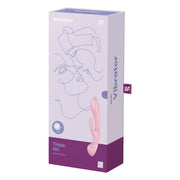SATISFYER - VIBRATION HYBRIDE TRIPLE OH BLEU