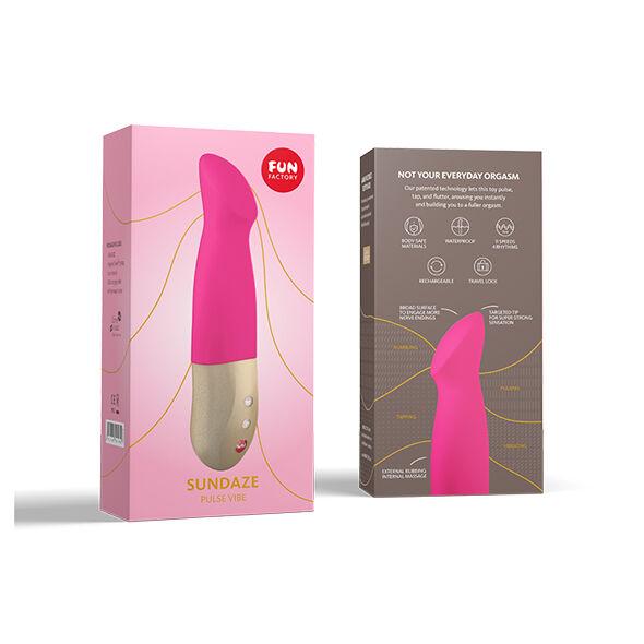 Vibromasseur Pulsant Poussant Sundaze Pulse Vibe 15 Modes - Fun Factory