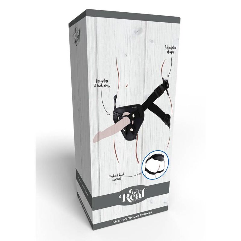 Harnais strap-on deluxe noir