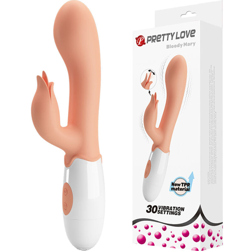 Bloody mary vibrateur avec stimulateur