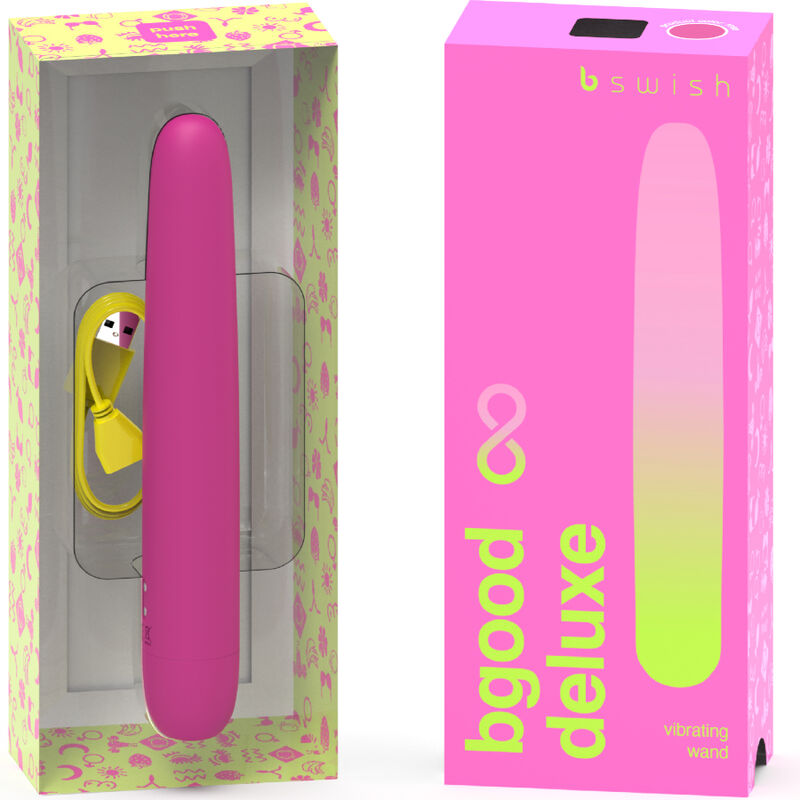 Vibrateur rechargeable b swish - bgood infinite deluxe silicone rose