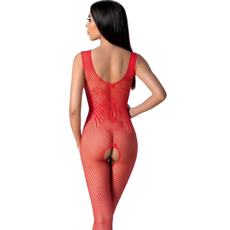 PASSION - BS098 BODYSTOCKING BLANC TAILLE UNIQUE