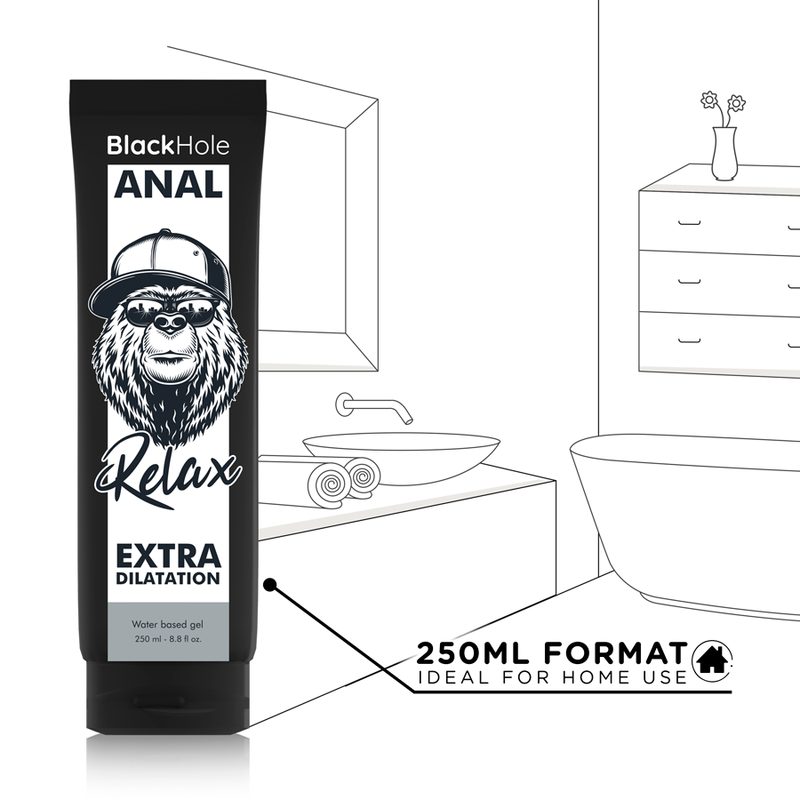 Gel Lubrifiant Anal Black Hole - Dilatateur Relaxant Base Eau