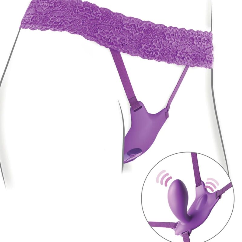 Vibromasseur Papillon Point G Télécommandé Rechargeable 10 Modes - Fantasy For Her