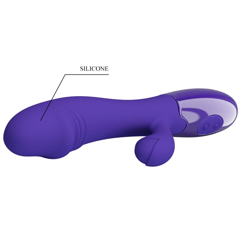 Vibrateur snappy youth & stimulateur de point g violet