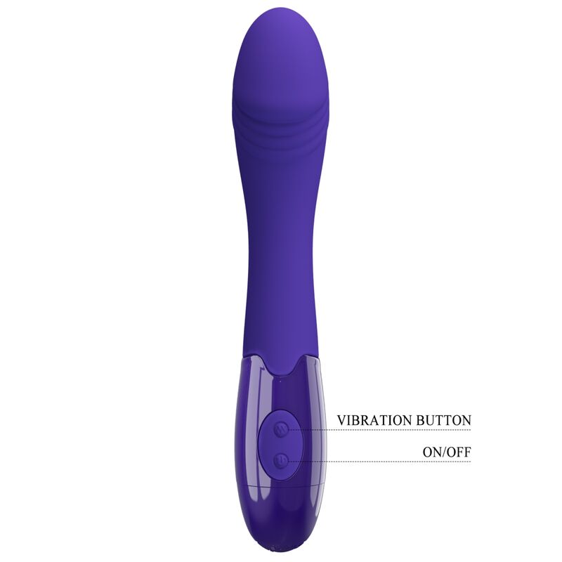 Dildo vibrateur violet elemental youth