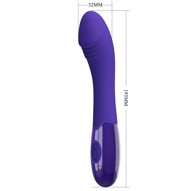 Dildo vibrateur violet elemental youth