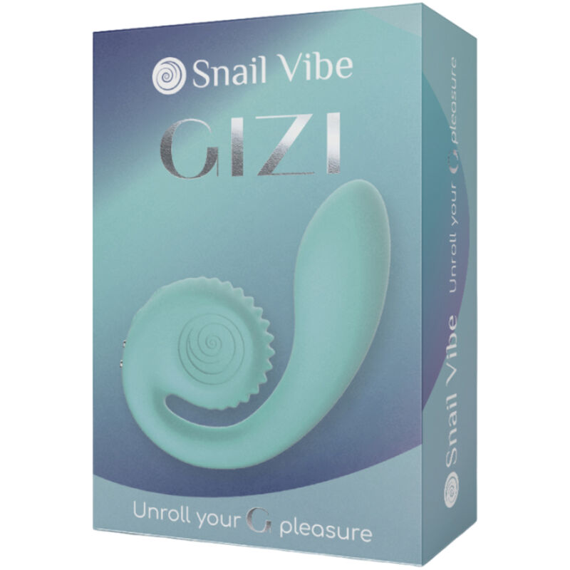 SNAIL VIBE - STIMULATEUR DOUBLE GIZI TURQUOISE