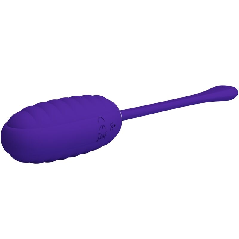 Oeuf Vibrant Rechargeable Kirk 12 Fonctions - Silicone - Pretty Love