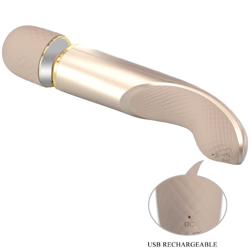 Masseur 7 modes de vibration champagne