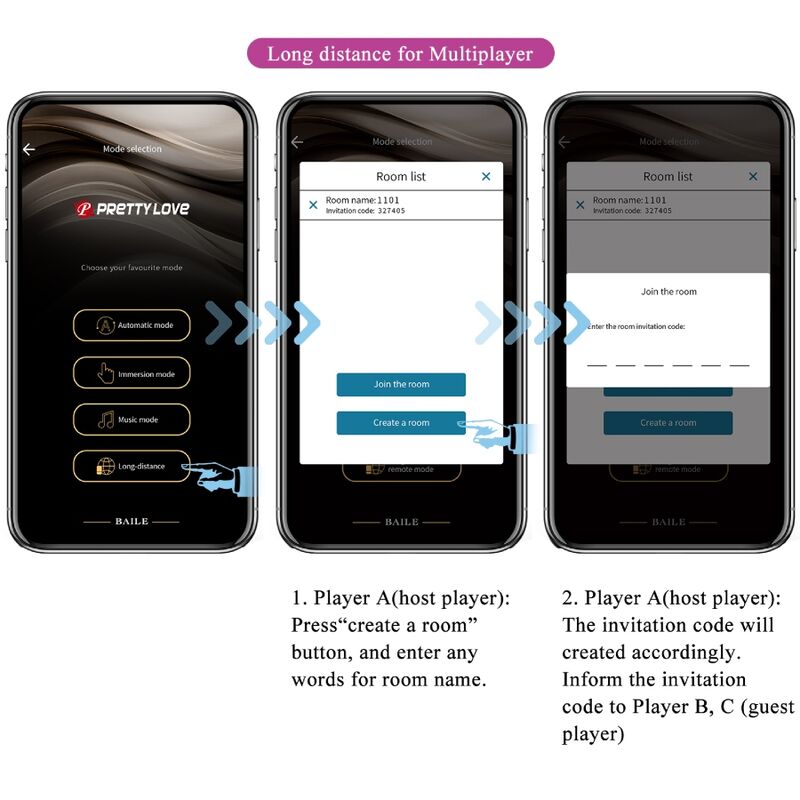 Elvira kegel balls app télécommande violet