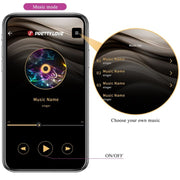 Elvira kegel balls app télécommande violet