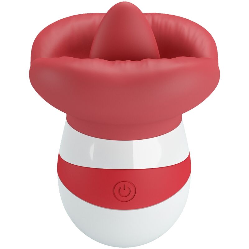 Mina stimulateur de langue rouge clair