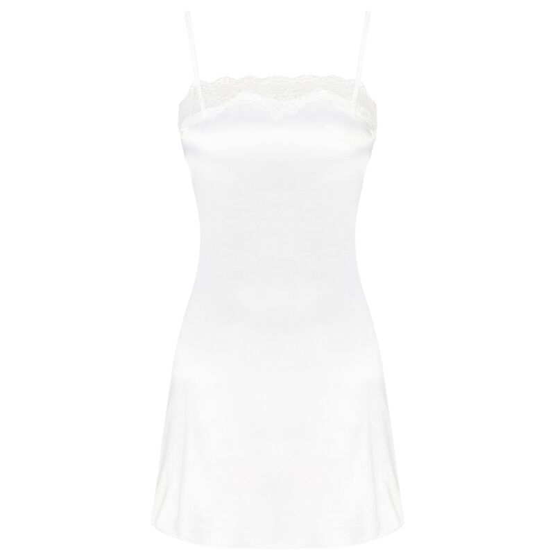 LIVCO CORSETTI FASHION - JACQUELINE LC 90249 ROBE DE CHAMBRE + CHEMISE + CULOTTE ECRU L/XL