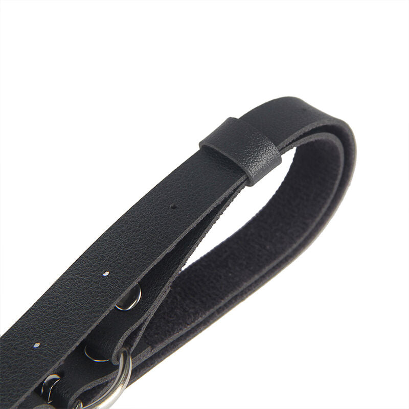 Harnais ceinture cuir noir taille unique