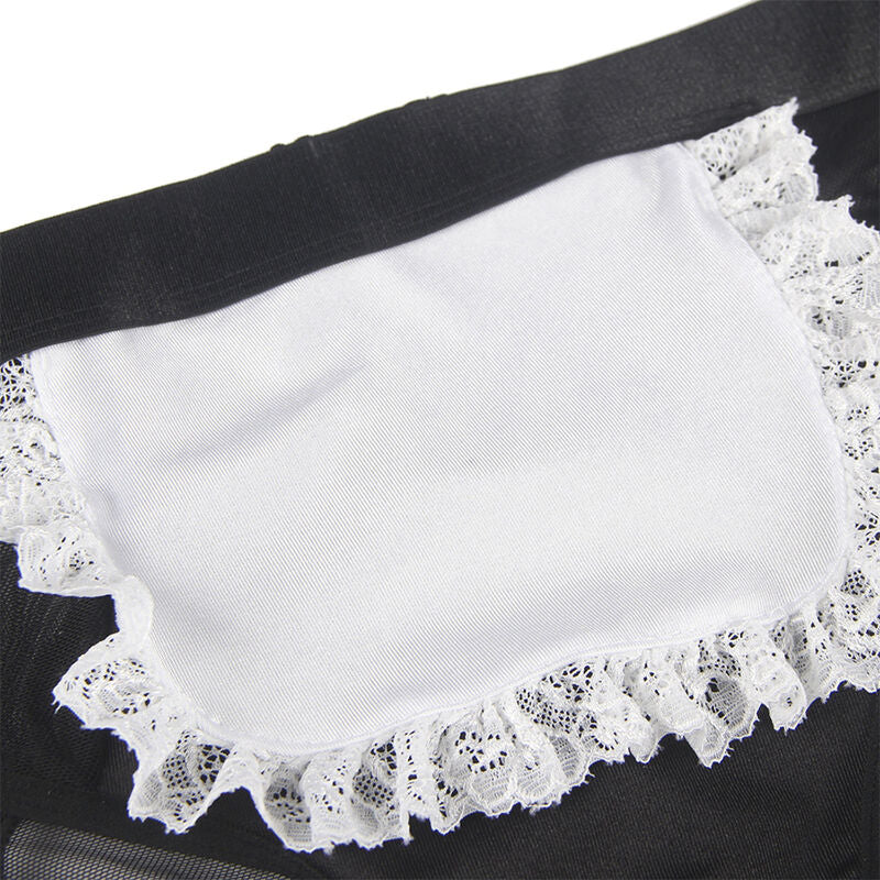 Costume Servante Sexy Bicolore Noir et Blanc 2 Tailles - Subblime